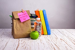 Always pack lunches in a cooler or insulated container and include freezer packs, a sealed bag of ice or a frozen beverage to keep the food cold. 